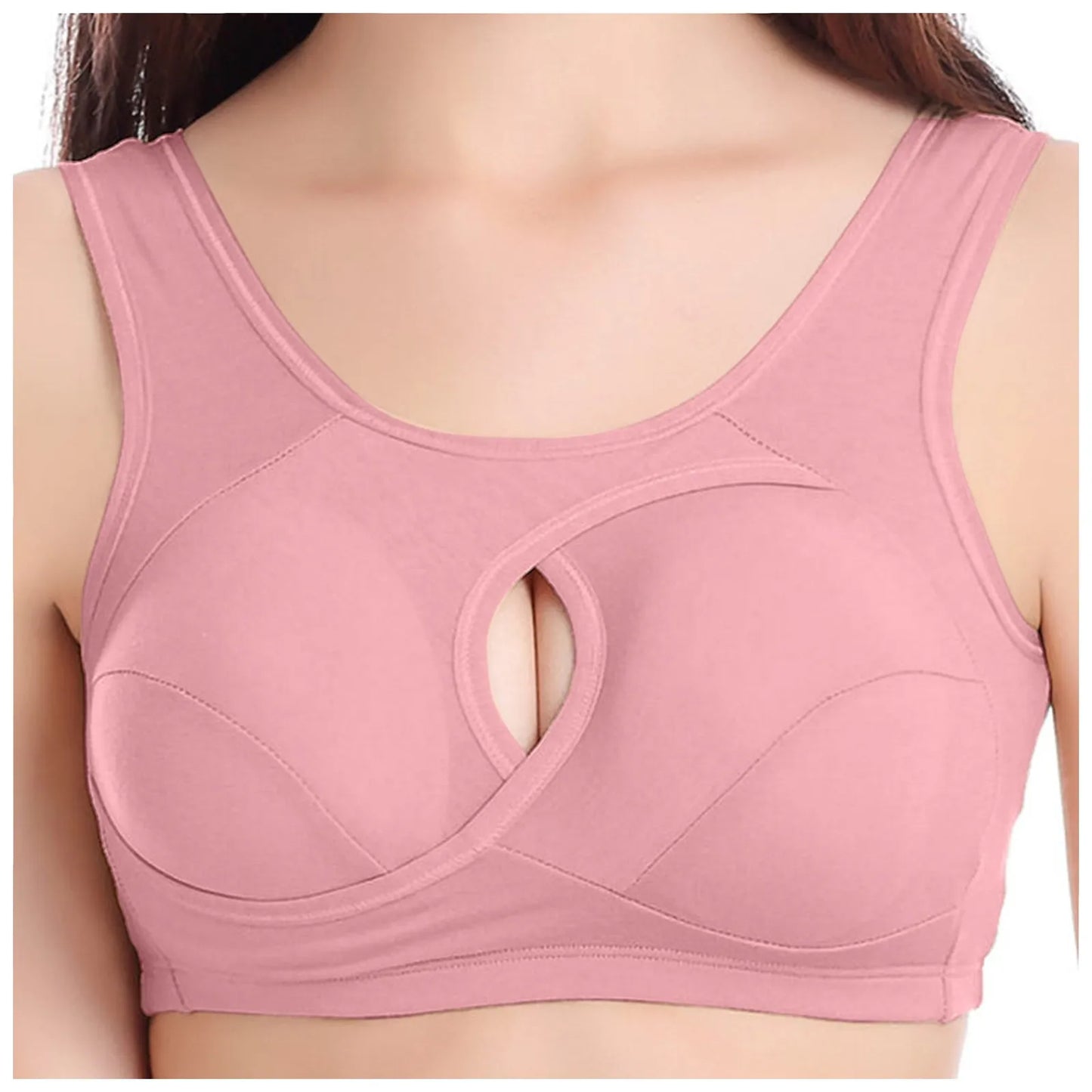 Women's Lightweight Front Button Bra Sports Bra Underwear Women's Fitness Shockproof And Sagging Upper Support