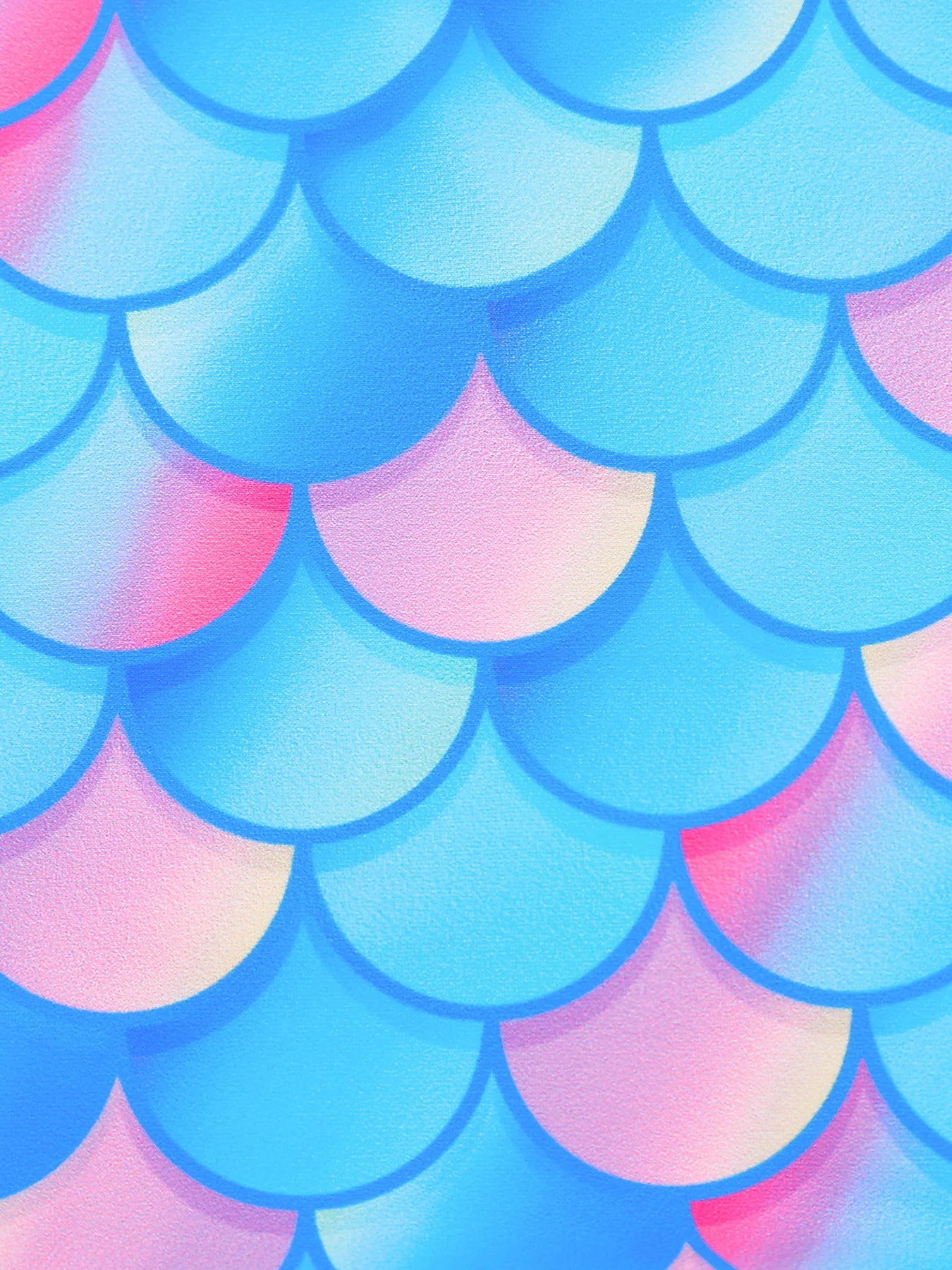 Swimwear Kids Girl Patchwork Pink Long Raglan Sleeve Swimming Suit Kids Scale Print Pattern Swimsuit Bikini Cut Bottom Zipper