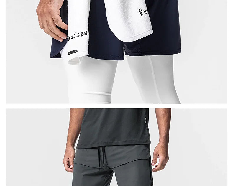 Mens Gym Sport Shorts Summer Sportswear Jogging Casual Short Pants Quick Dry Training Man Basketball Fitness Running Bottoms