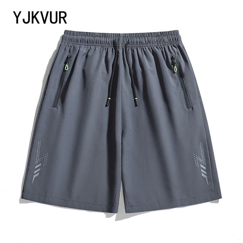 YJKVUR Summer Men Sport Shorts Sportswear Running Shorts Casual Bottoms Gym Fitness Training Jogging Short Pants Big Size M-8XL