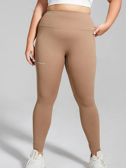 XL-4XL Plus Size Sports Pants Lines Lifting Buttocks Sports Tight Pants Women High Waist Elastic Fitness Running Yoga Pants