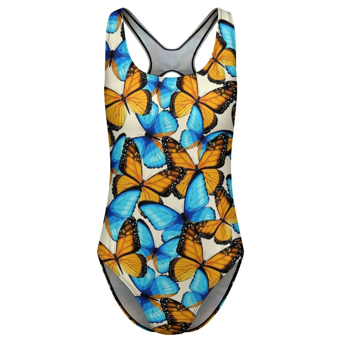 Women's Butterfly-Print One-Piece Swimsuit