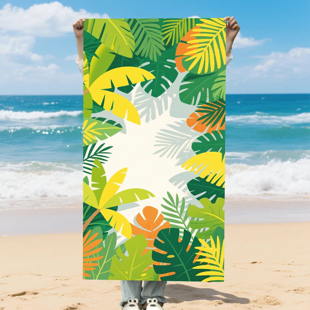 Quick-Dry Printed Beach Towels