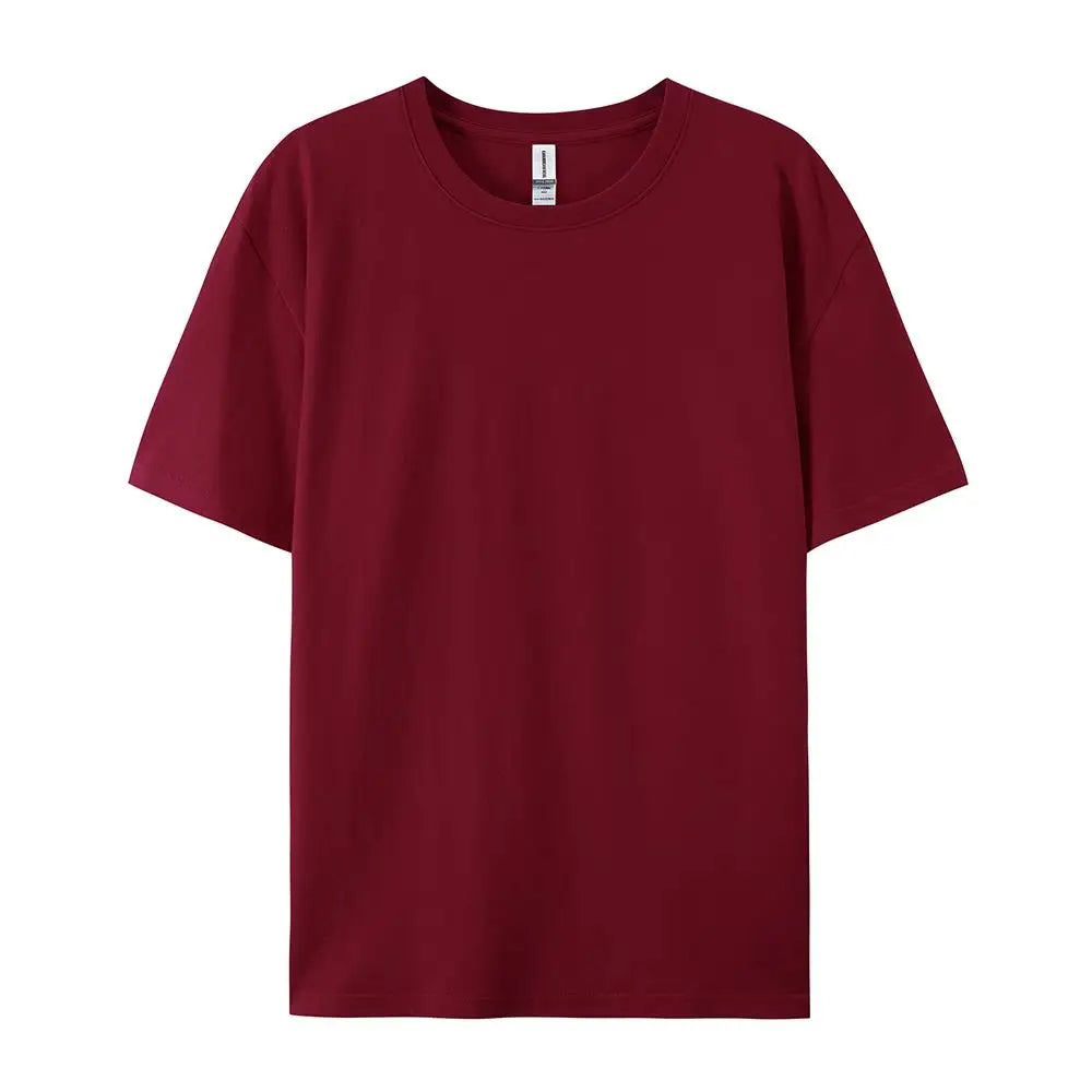 Plus Cotton Solid T-shirts Women Sporty Short Sleeve Tees Fashion Casual White Black Clothing Loose O-Neck Female Summer Tops