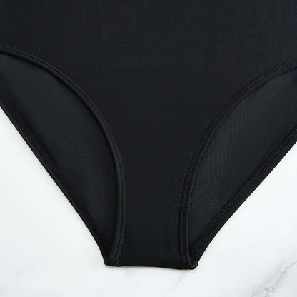 Girls Swimsuit One Piece Black Kids Swimwear Solid Children's Bathers Bathing Swimming Swim Suit Summer Beachwear