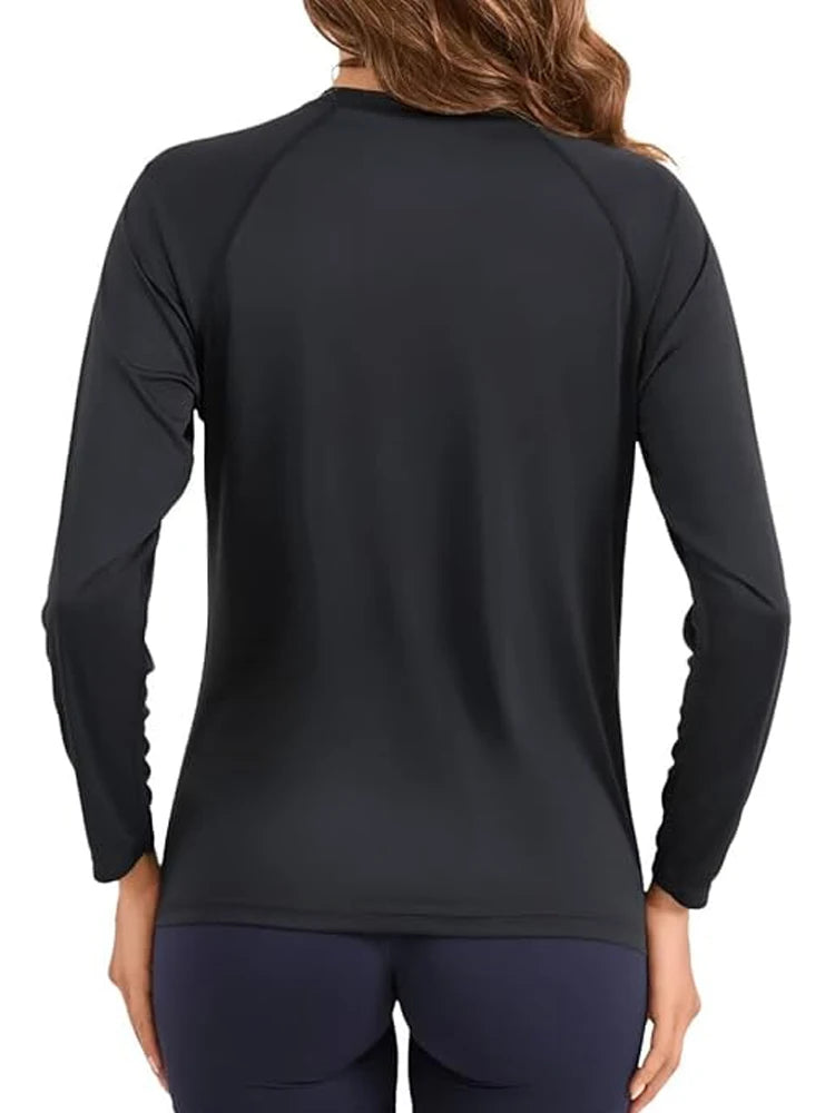 Women Long Sleeve Rashguard Swim Shirts Womens Swimwear Surf Rushguard Top Quality UV-Protection Rush Guard Tops