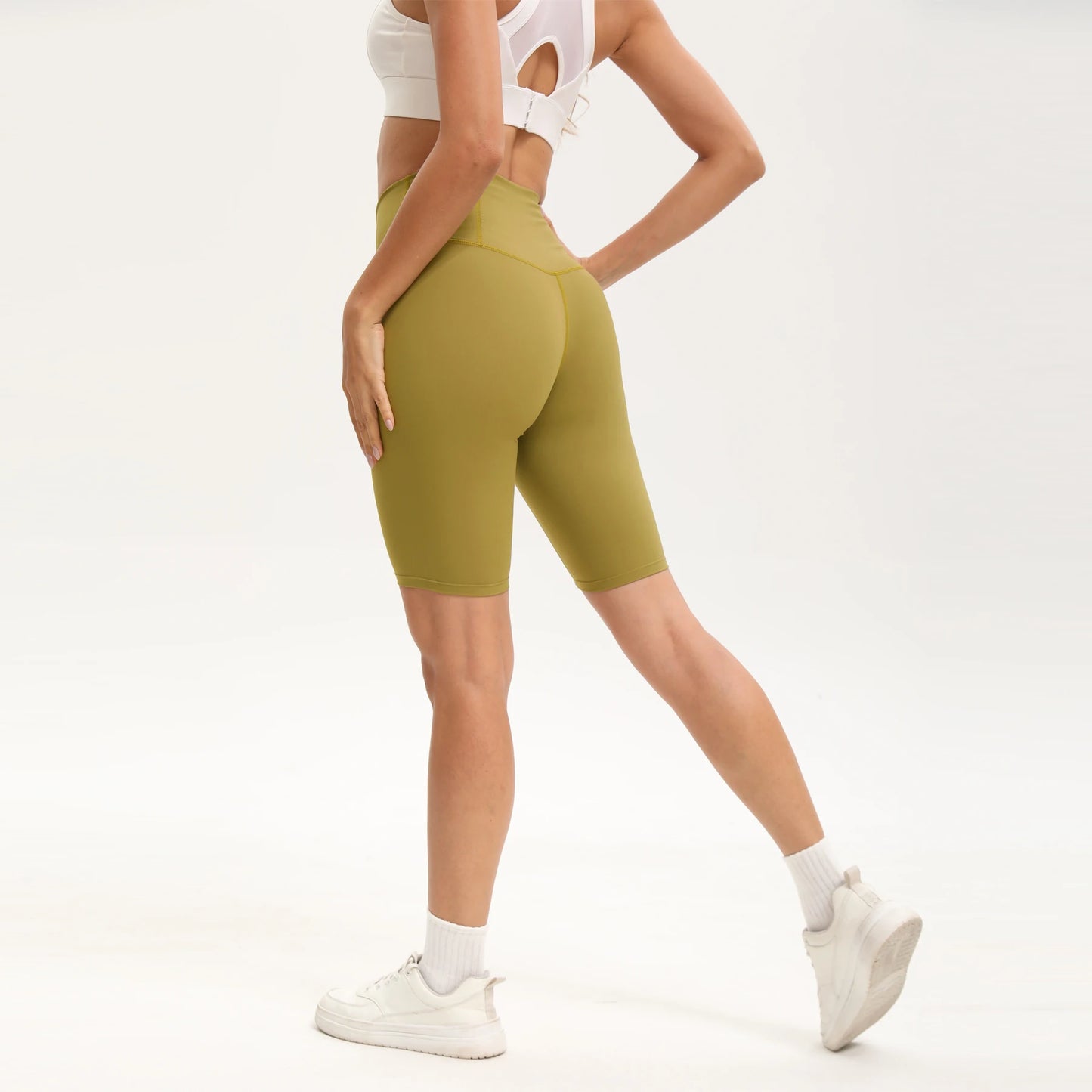 S-XXXL Bike Shorts Women High Waist 3 Pockets Workout Yoga Shorts Stretch Gym Fitness Comfort Ready to Wear Activewear Running Pants
