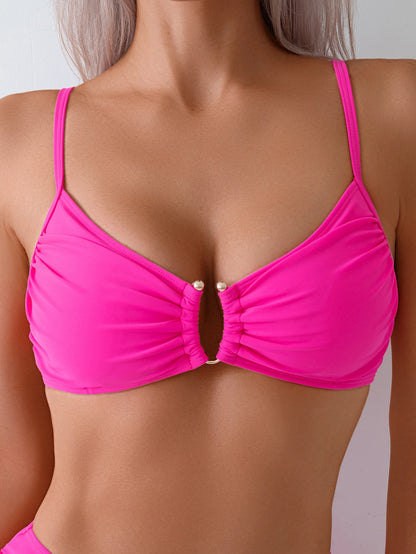 Bikinis Solid Swimsuits Women Swimwear Push Up Female Beach Swimming Wear Bathing Suit Brazilian Bikini Set Pool Bather