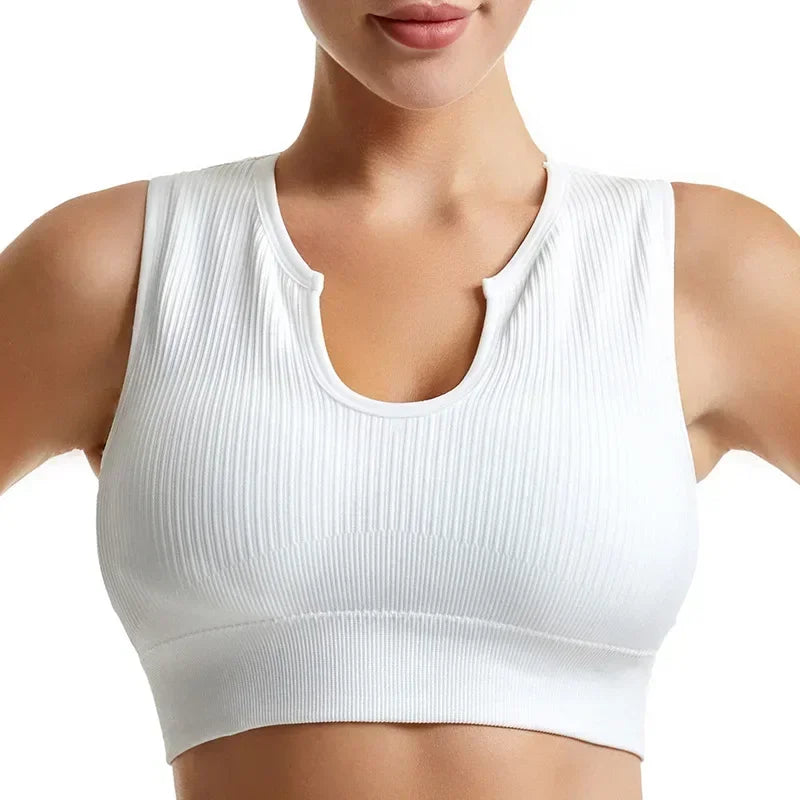 Sports Bra and Shorts Set Women Deep U-neck Push Up Gym Jogging Yoga Fitness Shockproof Vest Crop Tops Female Sport Bras Set for Women