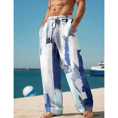 Pants Men's Graffiti Sweatpants 3D Printed Casual Athletic Jogging Pants Y2k Men's Outdoor Beach Breathable Pants