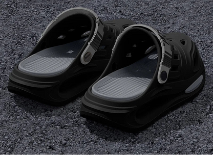 Men's and Women's Cave Shoes Fashion Breathable Sandals with Removable Insoles Non-slip Cushioned Thickened Soft Slippers