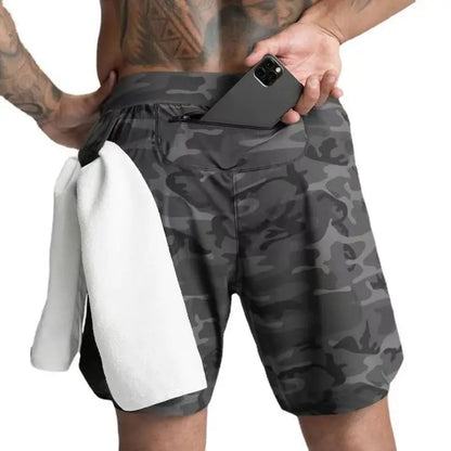 Men Breathable Quick Dry Casual Shorts Basketball Sports Fitness Five Point Pants