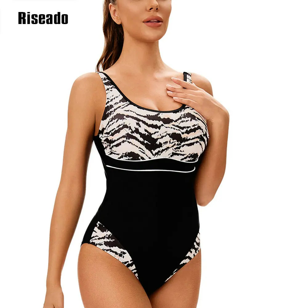 Women's One Piece Swimsuit Athletic Bathing Suits Training Sport Swimwear for Woman Bathers Swimsuit Pool Beach