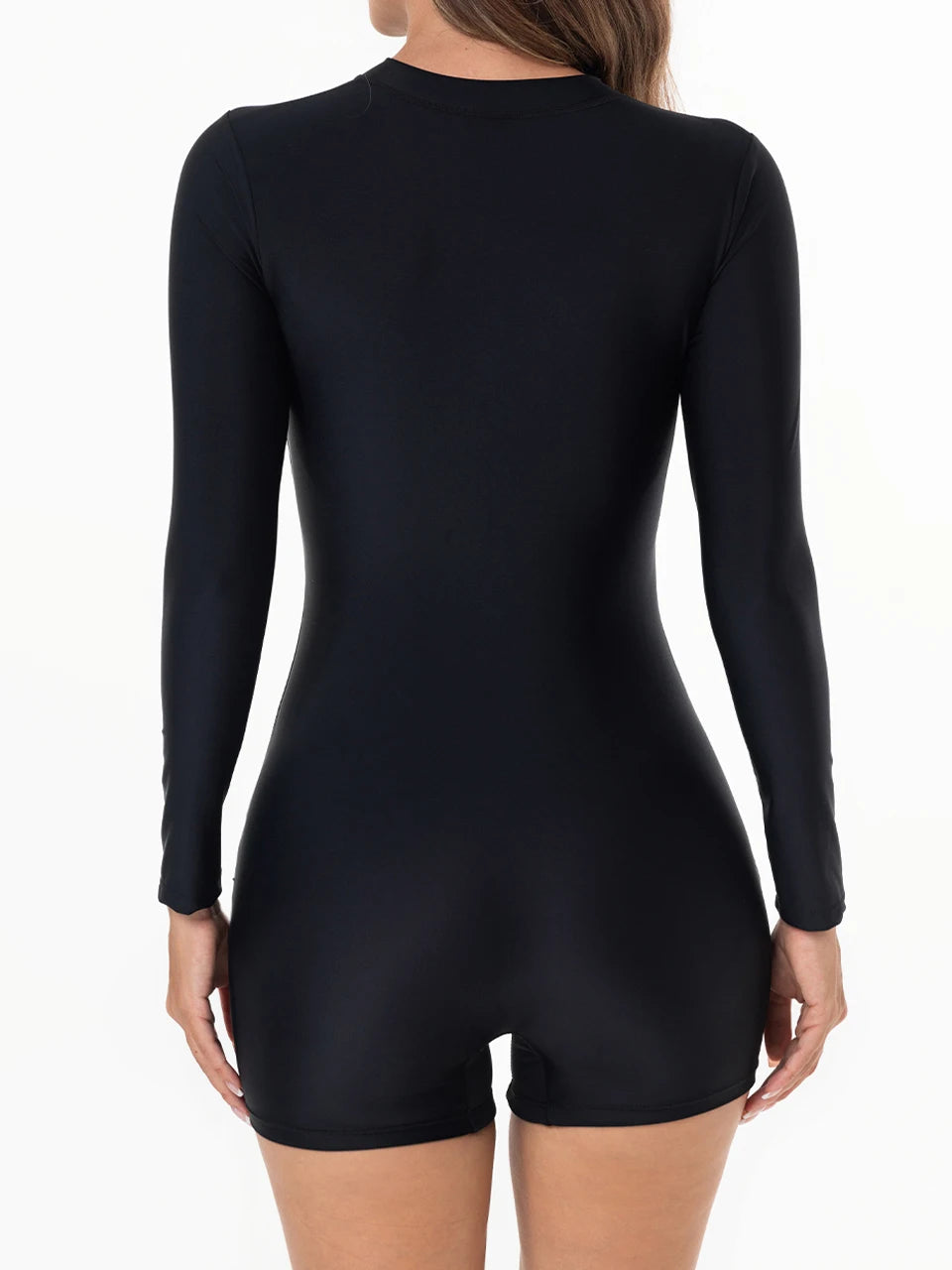 One Piece Surfing Swimsuit Slim Sport Swimwear Women Quick Dry Mesh Diving Clothes Female Bather Bathing Swimming Bodysuit