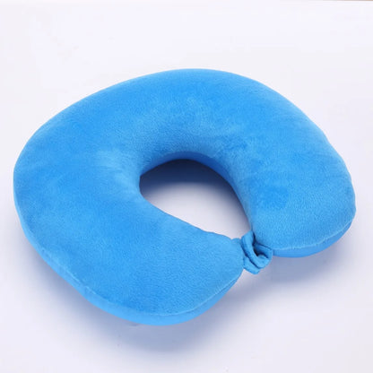 U Shaped Travel Pillow Particles Microbeads Neck Car Plane Pillows Soft Cushion Home Outdoor Textile Stock Home & GardenPillow