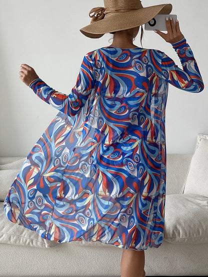 3 Pieces  Print Bikini Women High Waist Swimsuit Cover Up Swimwear Female Lady Bathing Suit Swimming Summer Beachwear