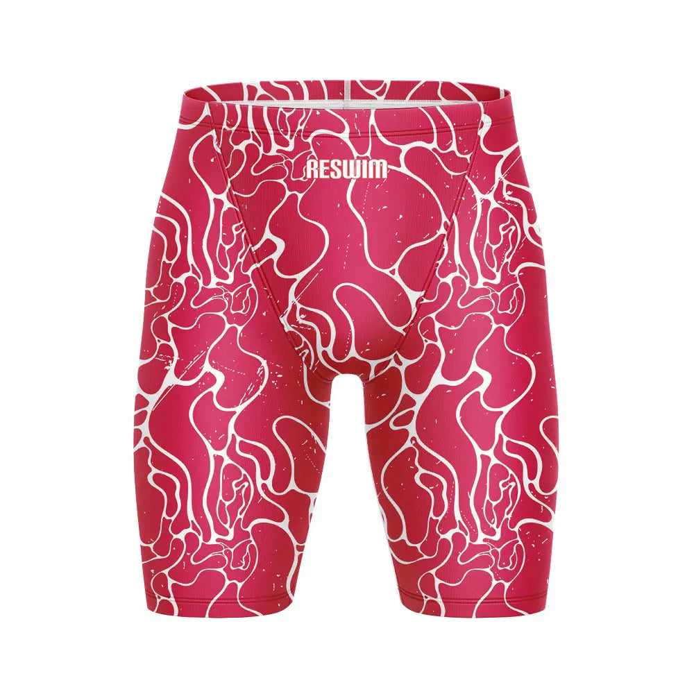 Swimming Trunks Beach Tights Shorts Men's Swim Jammer Shorts Athletic Training Swimsuit Short Quick Dry Lycra Surfing Pants