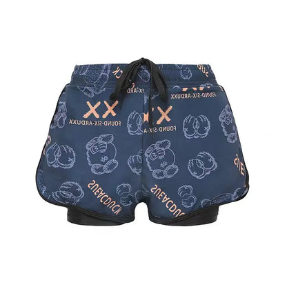 Children's Swim Trunks, Youth Boys, Middle and Teenage Kids, Double Layer Swim Shorts, Summer Cartoon Beach Boxer, Full Set