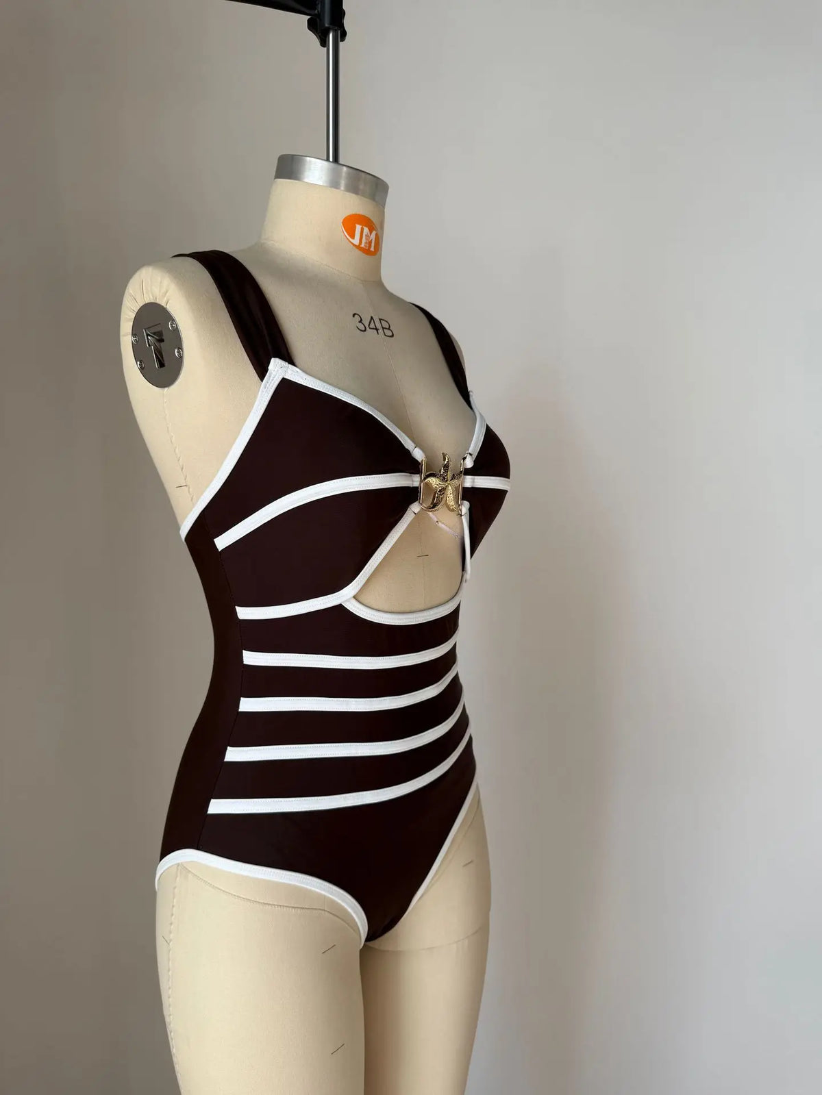 Women's One Piece Swimsuit High Waisted Tummy Control Monokini Hollow Out Swimwear for Beach Beachwear Bathing Suit