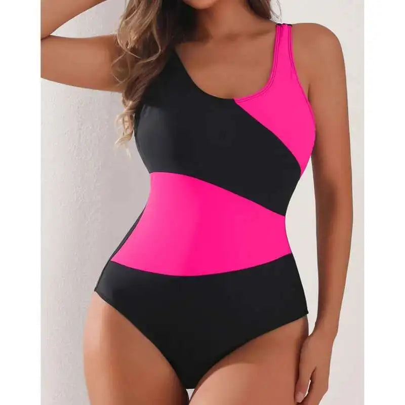 Swimsuits Closed Women's One-Piece Swimwear Push Up Swim Wear Bodysuit Bathing Suits Beachwear Pool Bather
