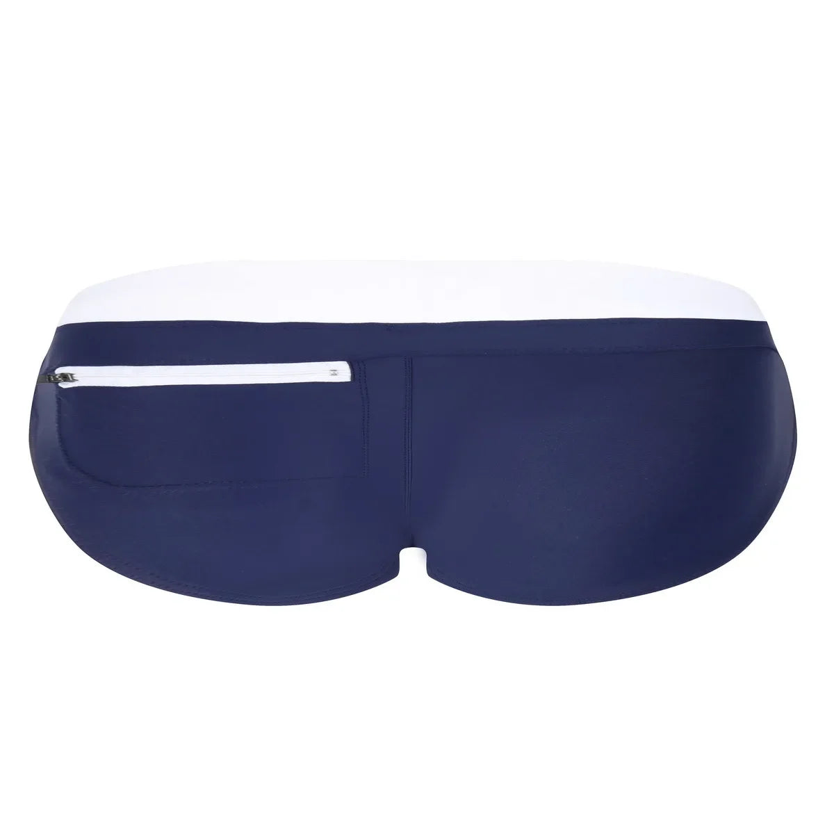 Swimwear Man Back Zipper Swim Trunks Beach Shorts Surfing Shorts Swimming Briefs