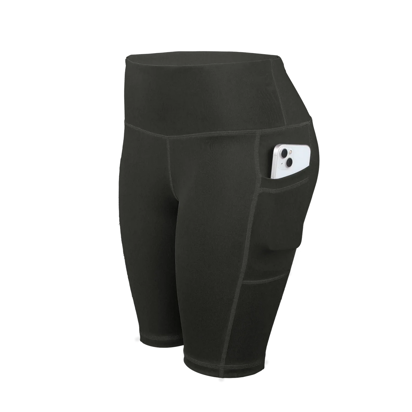 Yoga Shorts with 3 Pockets for Women Tummy Control Workout Biker Tights Stretch High Waist Butt Lifting Gym Shorts Sportswear