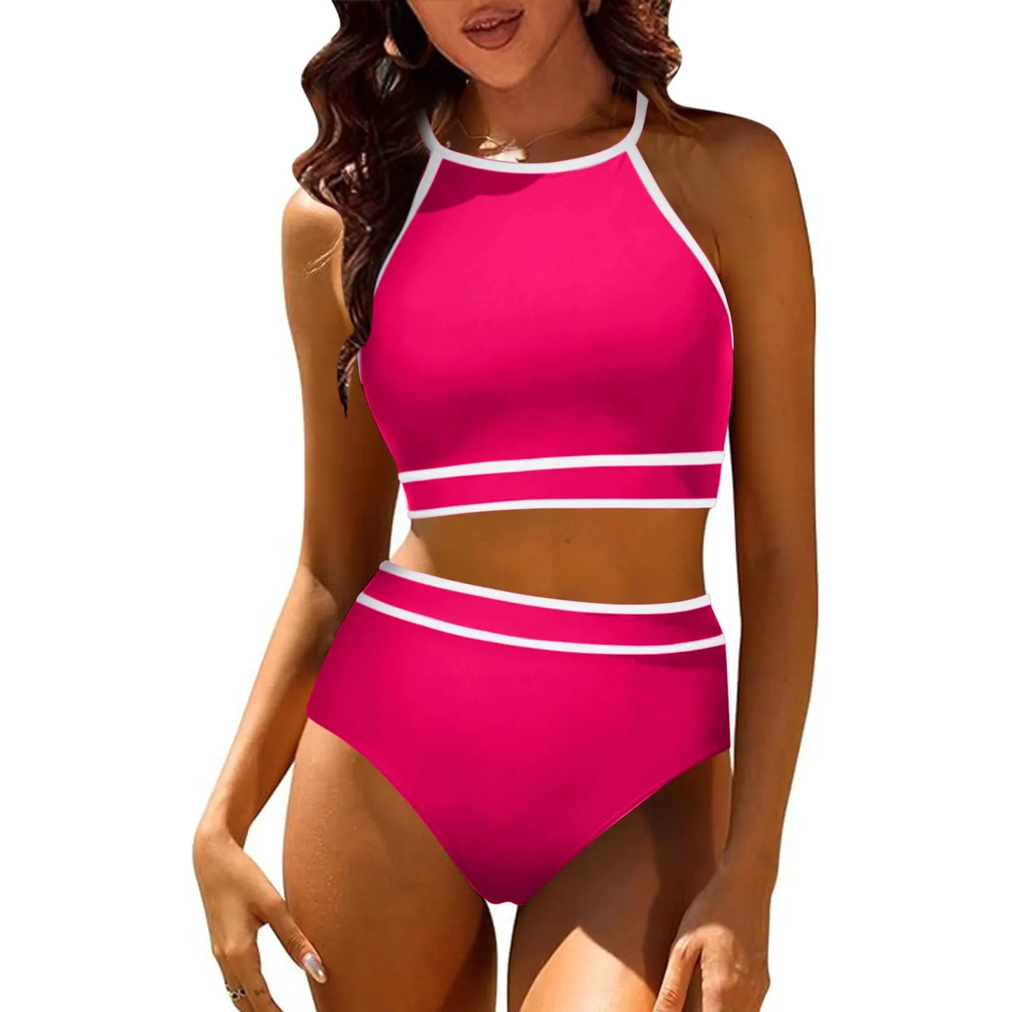 Swimsuits Bikini Sets Female Swimwear Push Up For Beach Wear Two-Piece Bathing Suits Pool Women's Swimming Suit Bikini