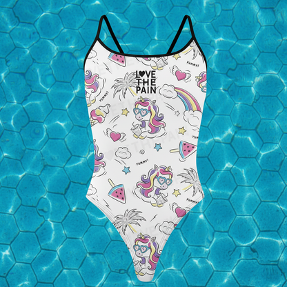 Women Bathing Suits Summer Bikini One Piece Quick-drying Pool Training Swimwear Beach Vacation Swimsuits Pool Bathers Squad
