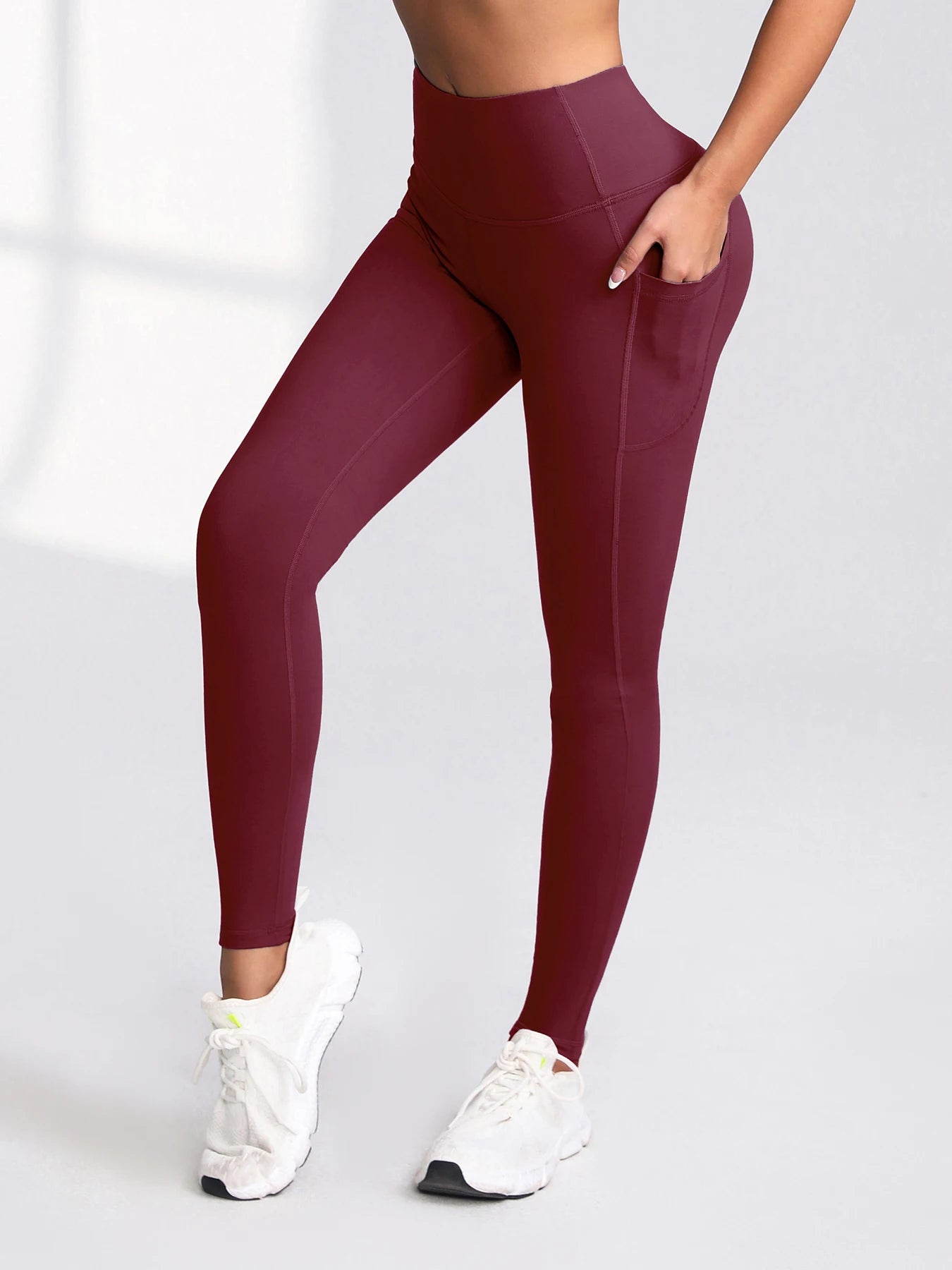 S-2XL Autumn Pockets Gym Leggings Women Push Up High Waist Running Outdoors Sports Leggings Women Activewear Stretch Pants