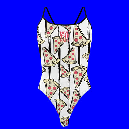 love The Pain Female  Coloured Shapes Designs One Piece Swimwear
