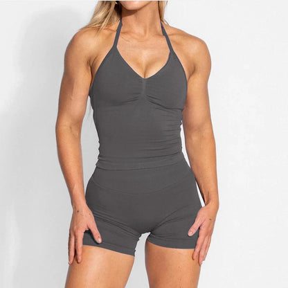 2PCS D-impact Yoga Set Women Tracksuit Workout Sportswear Gym High Waist Leggings Fitness Shorts Push Up Bras Sports Suits