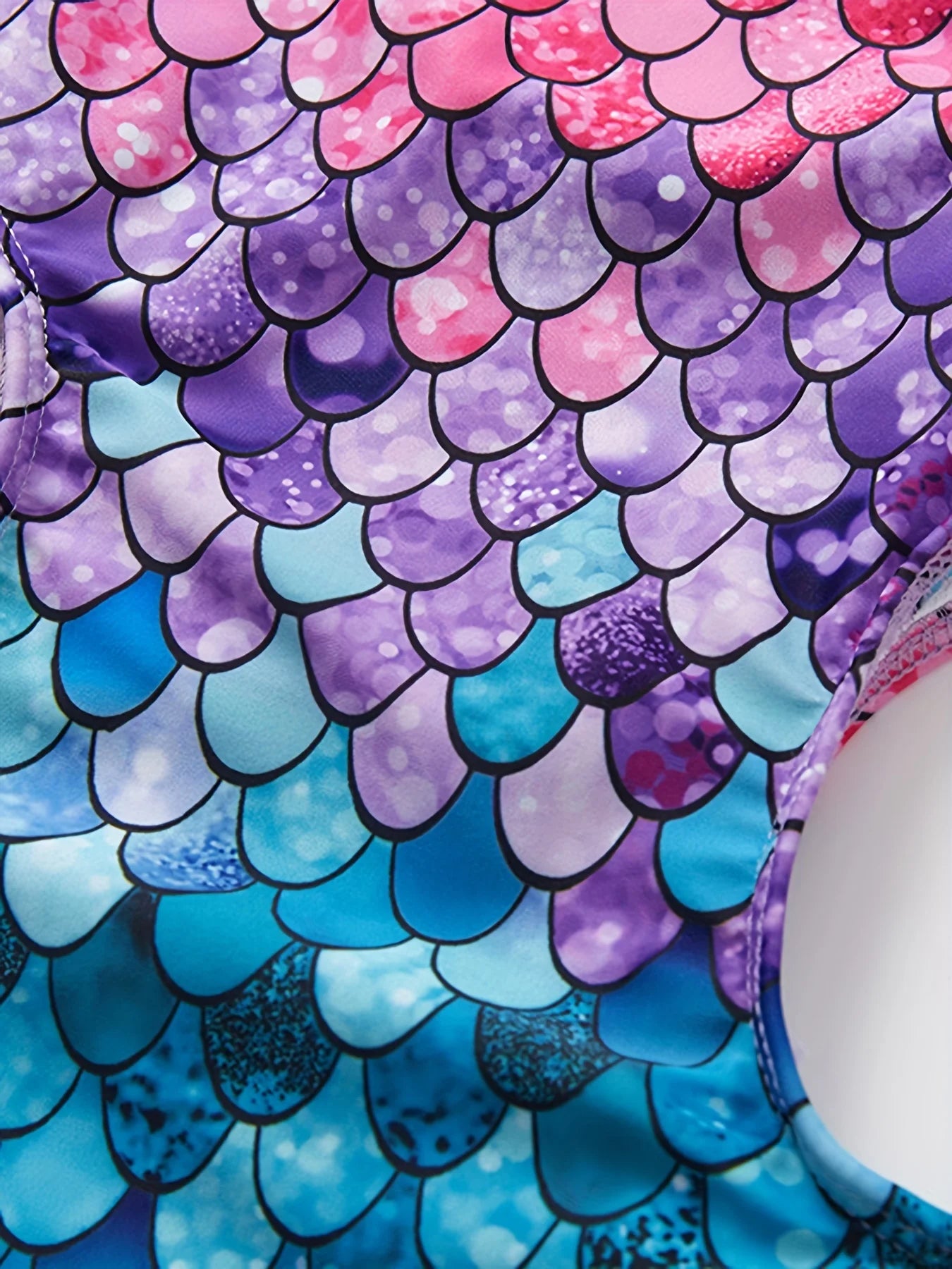 3-10 Years Toddler Girls Swimsuits Kids Girl Multi-color Off-the-shoulder One-piece Swimsuit