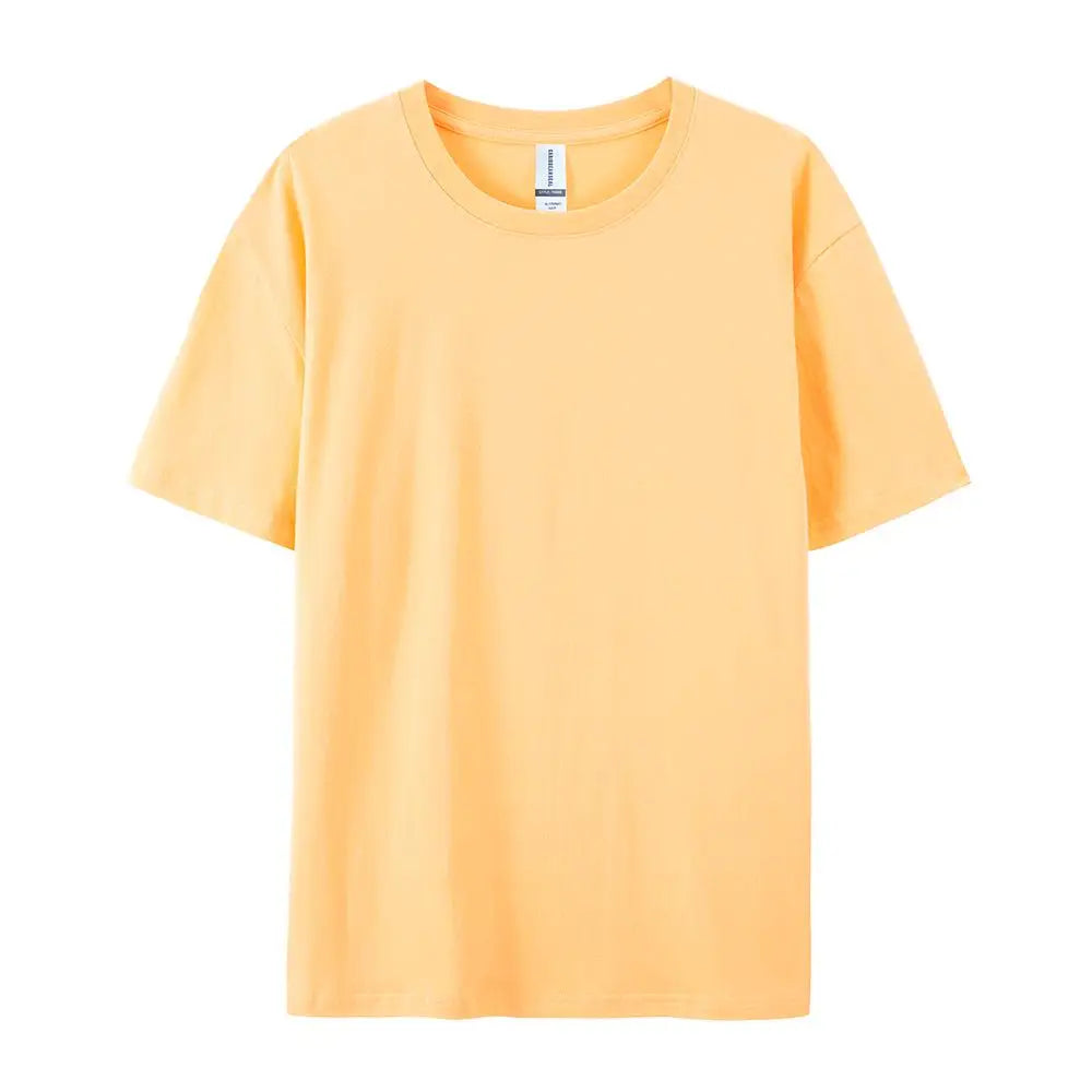 Plus Cotton Solid T-shirts Women Sporty Short Sleeve Tees Fashion Casual White Black Clothing Loose O-Neck Female Summer Tops