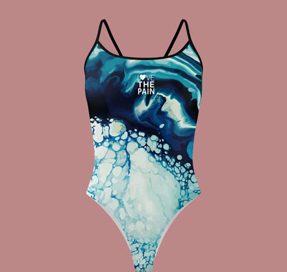 Love The Pain Women Swimsuit Pro Team Triathlon One-piece Comfortable Suit Swimwear Functional Training Swimsuit Open Water