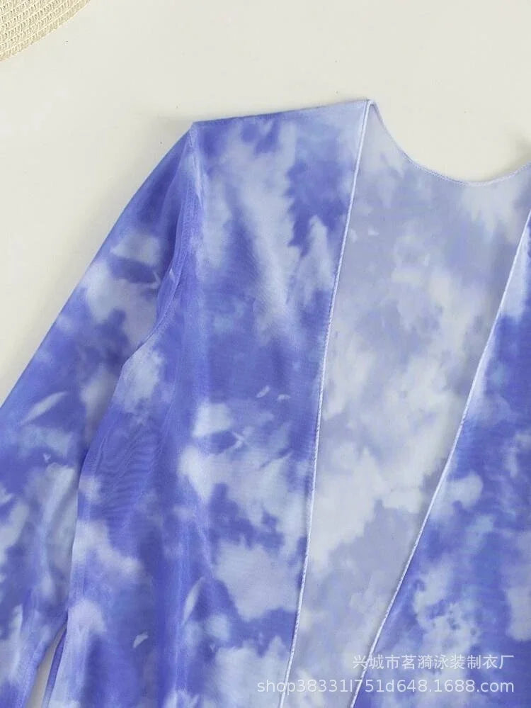 Summer Print Bikinis Swimwear Female Swimsuit Beachwear Push Up Three-Piece Bikini Set Women Swimming Bathing Suit