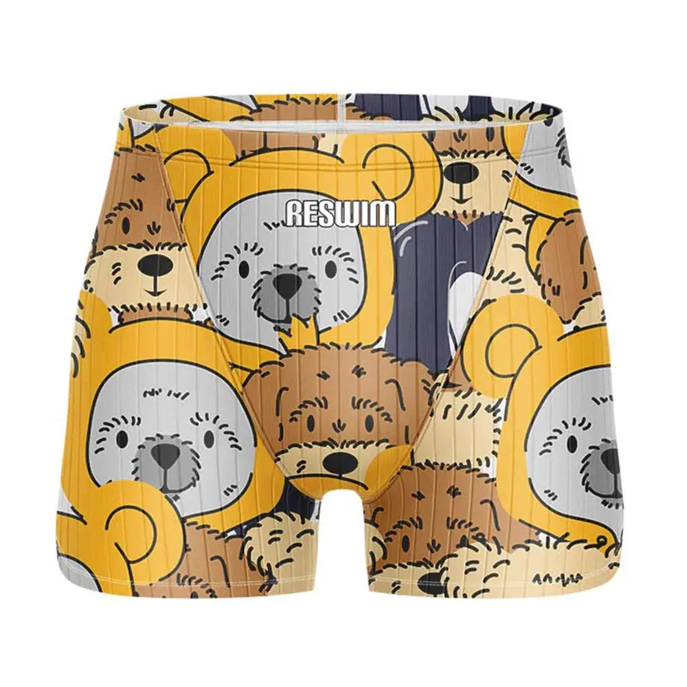 Men's Printed Swim Jammer Shorts