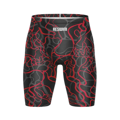 Swim Boxers Summer Men's Swim Jammer Endurance Athletic Training Swimsuit Beach Swimming Trunks For Swimwear Jammers Tights Surf Shorts