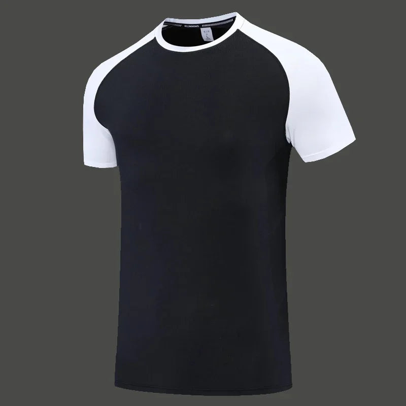 Undershirt Men's Running Short Sleeves T-shirts Yoga Tops Lycra Things for Gym Clothes Man Sweatshirt Wicking Breathable Dry Fit