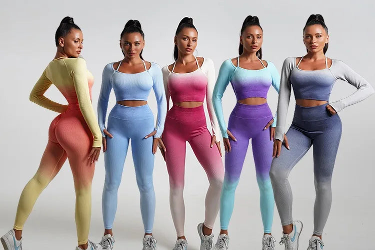 Ribbed High Waisted Yoga Leggings Women's Scrunch Buttock Widen Waistband Pants Gym Running Althetic Pilates Pants