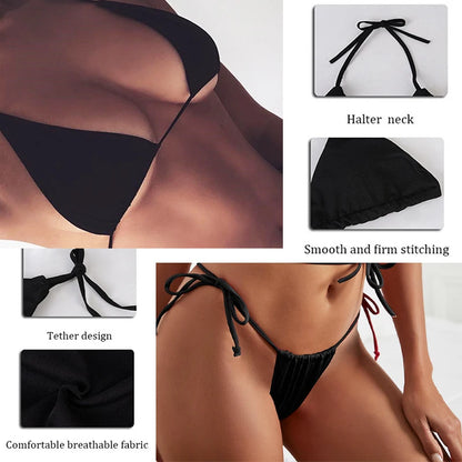 Fashion Ladies Bikini Set 3D Printed Peacock Feather Pattern Split Swimsuit Deep V Lace up Beach Vacation Surfing Swimsuit