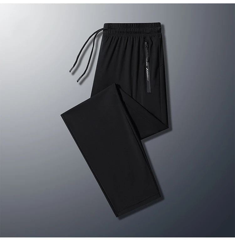 7xl 8xl 9xl Men's Jogging Pants Plus Size Summer Sports Pants High Elasticity Quick-drying Gym Running Sports Pants