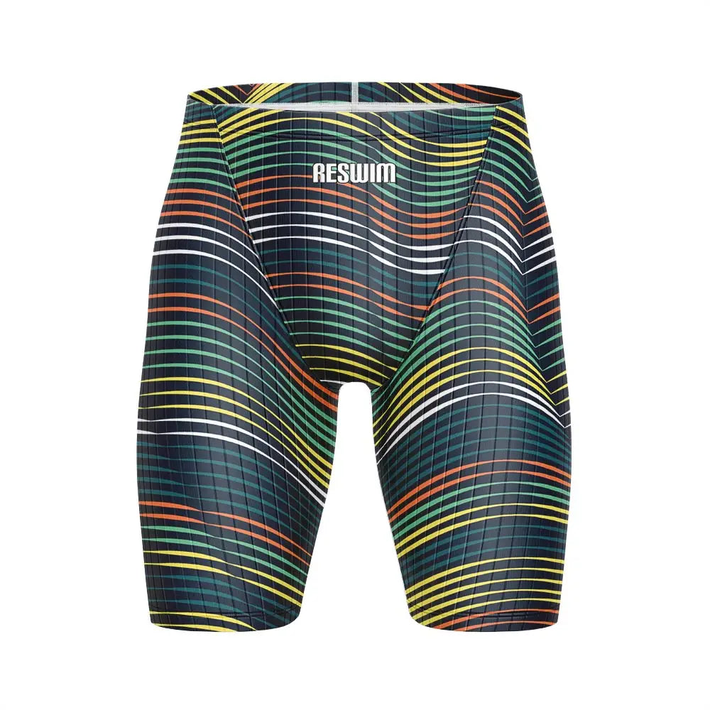Men's Jammers Racing Swimsuit Swim Trunks Beach Tights Shorts Athletic Training Swimwear Sports Swimming Rash Guards Pants