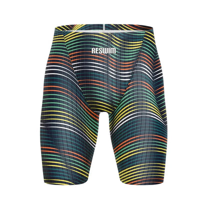 Men's Jammers Racing Swimsuit Swim Trunks Beach Tights Shorts Athletic Training Swimwear Sports Swimming Rash Guards Pants