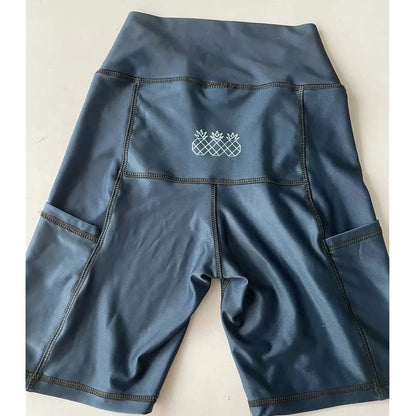Women's Racing Yoga Shorts Casual Tight Shorts Fitness Pants Running Elastic Femme Biker Shorts