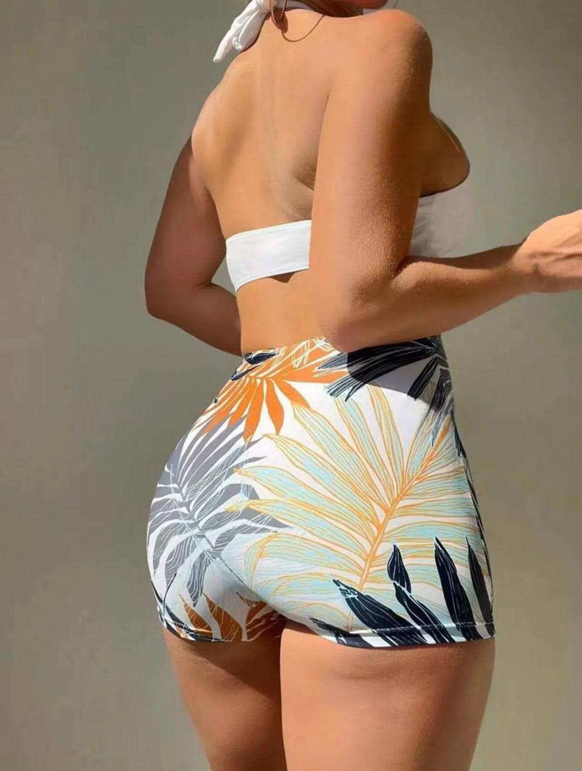 Halter Swimsuit One Piece Swimwear Women Ring Linked Monokini Bathers Bathing Swimming Swim Suit Female Beachwear