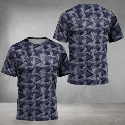 Gym T-Shirts Men's O-Neck Tennis Short Sleeve Male Breathable Fitness Outdoor Sports Tops Casual Running Badminton Sportswear