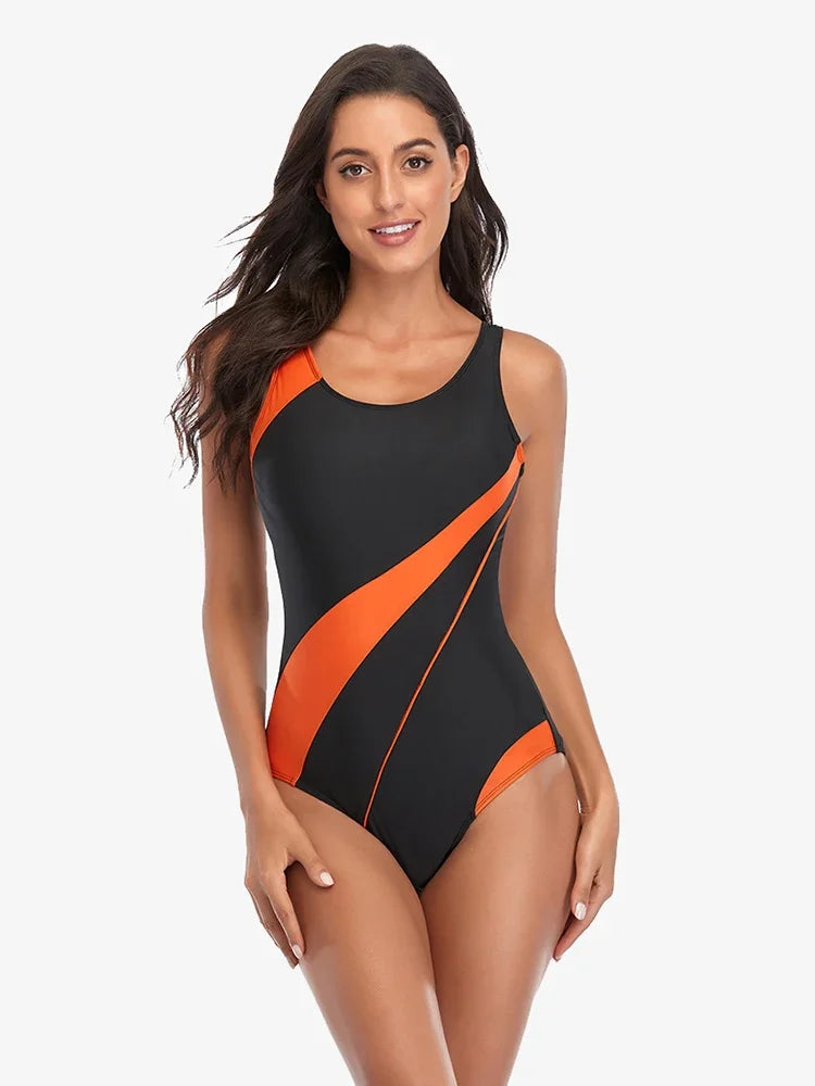 Riseado Racerback Swimwear Women Athletic One Piece Swimsuit Woman's Bodysuit Bathing Suit Competitive Beachwear