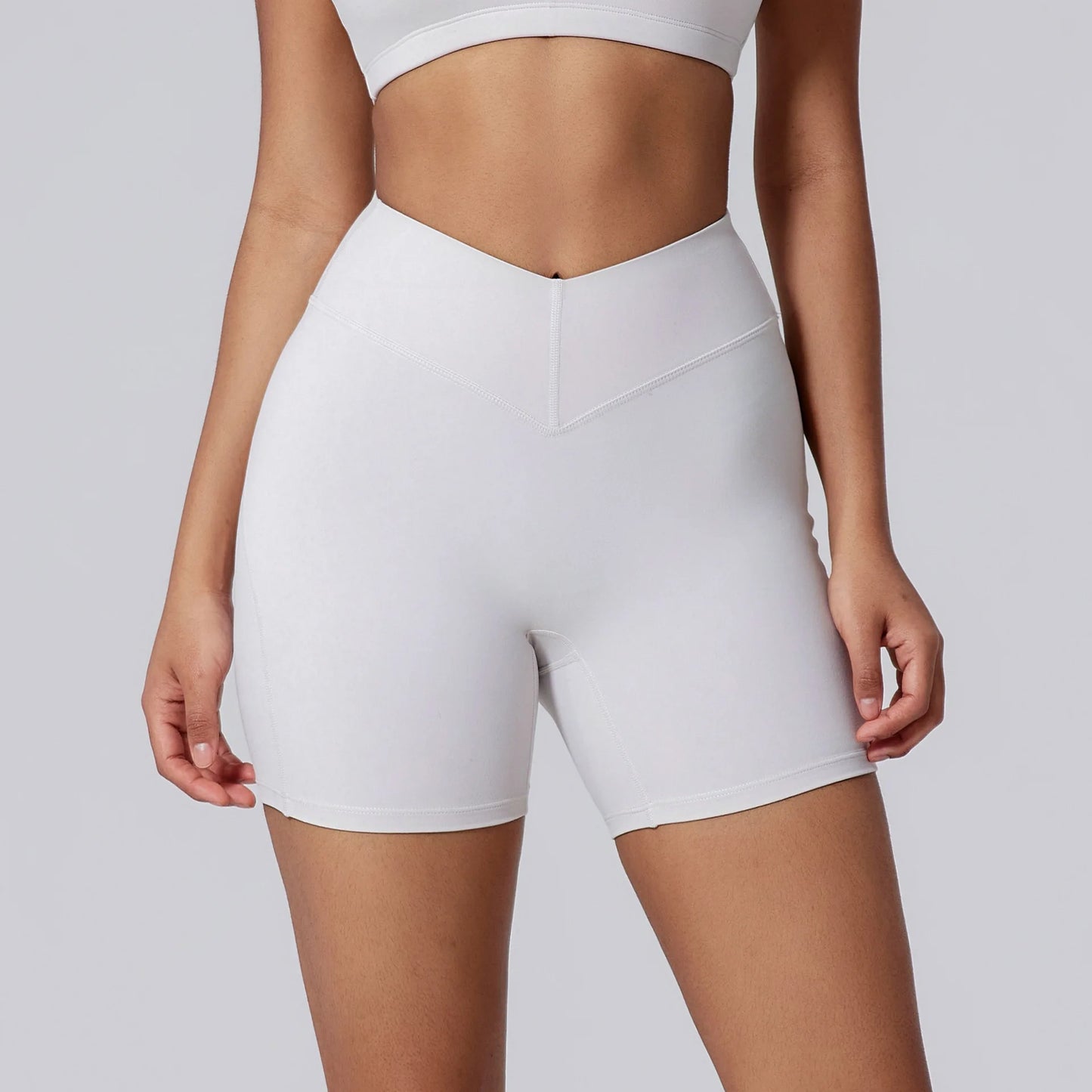 Pad 2PCS Short Sleeve Women Gym Yoga Set Clothes Sportswear Running Shorts Workout Sports Crop Top Running Suits