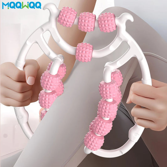 20 Wheel Annular Leg Clamp Massager Body Slimming Roller Massage for Body Massager Relax