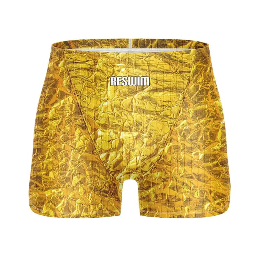Men's Jammer Swimsuit Athletic Training Swim Trunks Bathing Suit Durable Training Swimming Surfing Diving Shorts Summer Swimwear